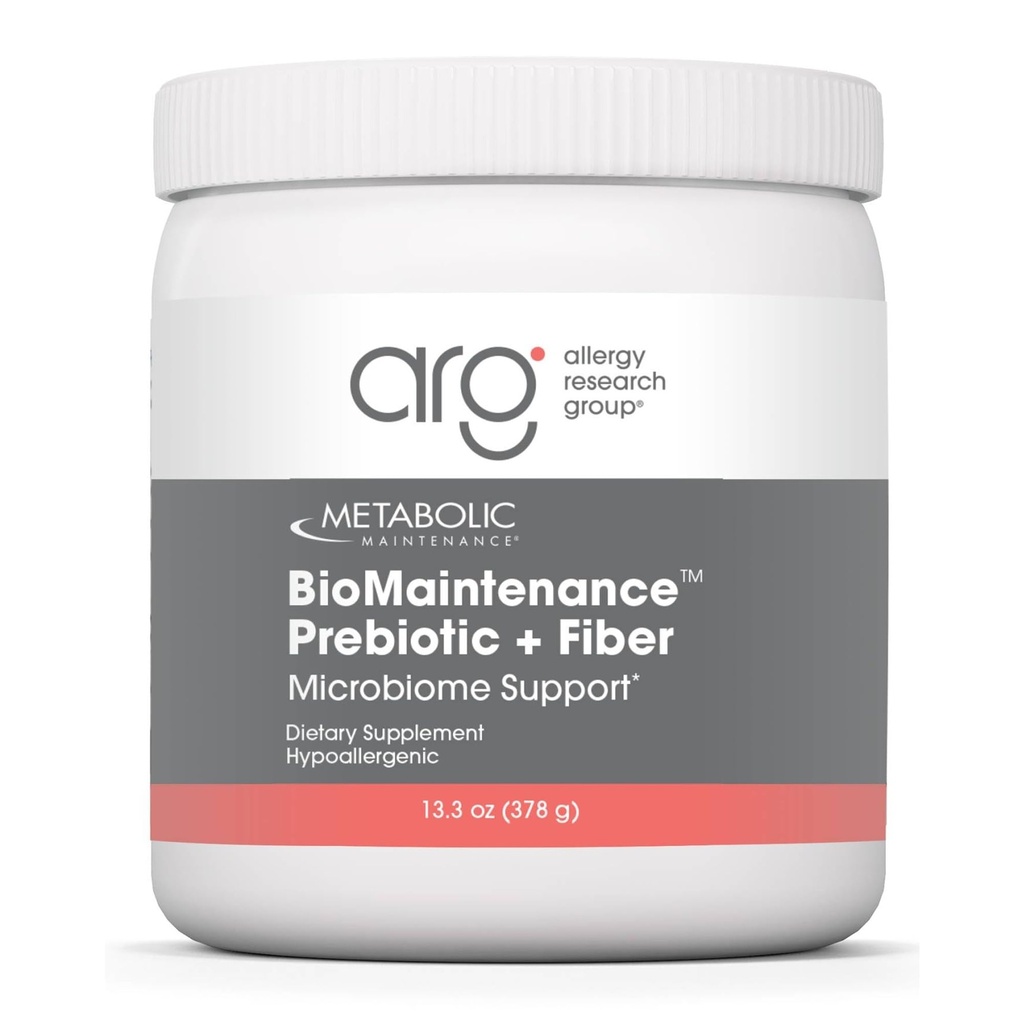Metabolic Maintenance BioMaintenance Prebiotic + Fiber Powder - Gut Health & Immune Function 지원 - 감미료 또는 필러 (378g / 60 서빙)없이 빠르고 쉽게 추가 기능