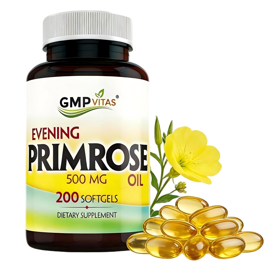 저녁 Primrose 기름 500mg SoftgelsCold는 45mg GLA를 가진 Softgels를 압박했습니다 매끄러운 건강 보고 피부 지원 Hormonal 균형을 유지합니다
