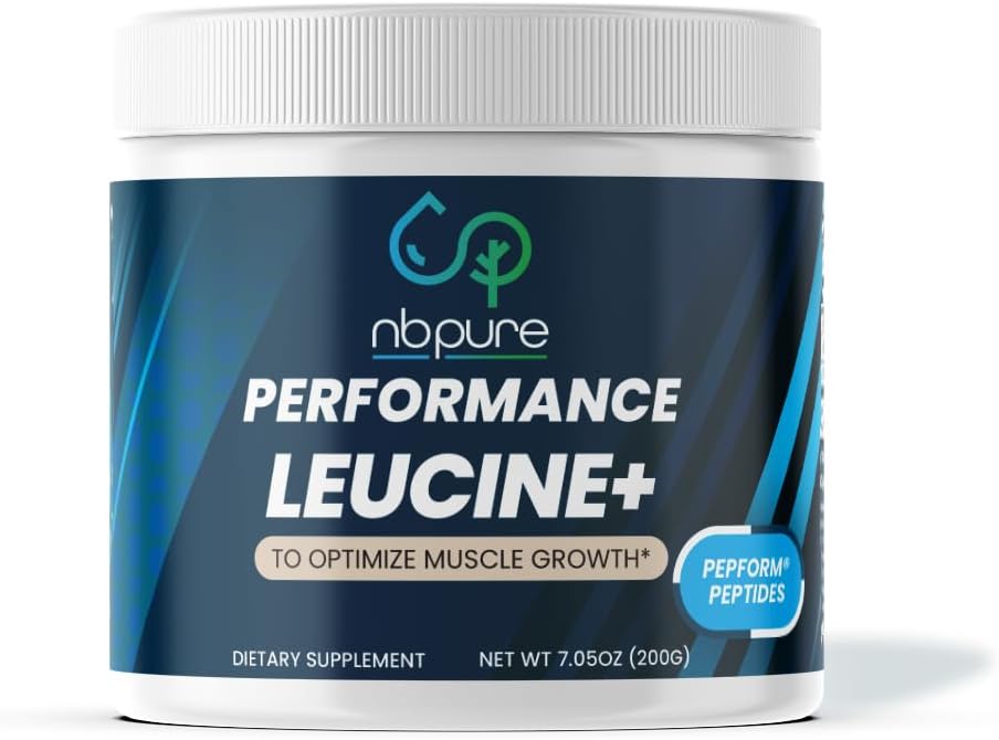 nbpure 성과 Leucine+: PepFormTM Leucine 펩티드 – 근육 건물 & 회복 + 감소 근육 낭비를 위한 근본적인 포스트 운동 아미노산