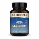 Mercola 아연 플러스 셀레늄 - 미네랄 혼합 보충 - 면역, 두뇌 및 호흡 지원 - 아연 글리세라이드 킬레이트 및 구리 - GMO-Free & 글루텐 - 무료 30 캡슐 (30 인분) 포함