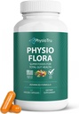 Gut, 60 Veggie 캡슐에 대한 Physio Flora Curcumin Piperine, Probiotics 및 Prebiotics