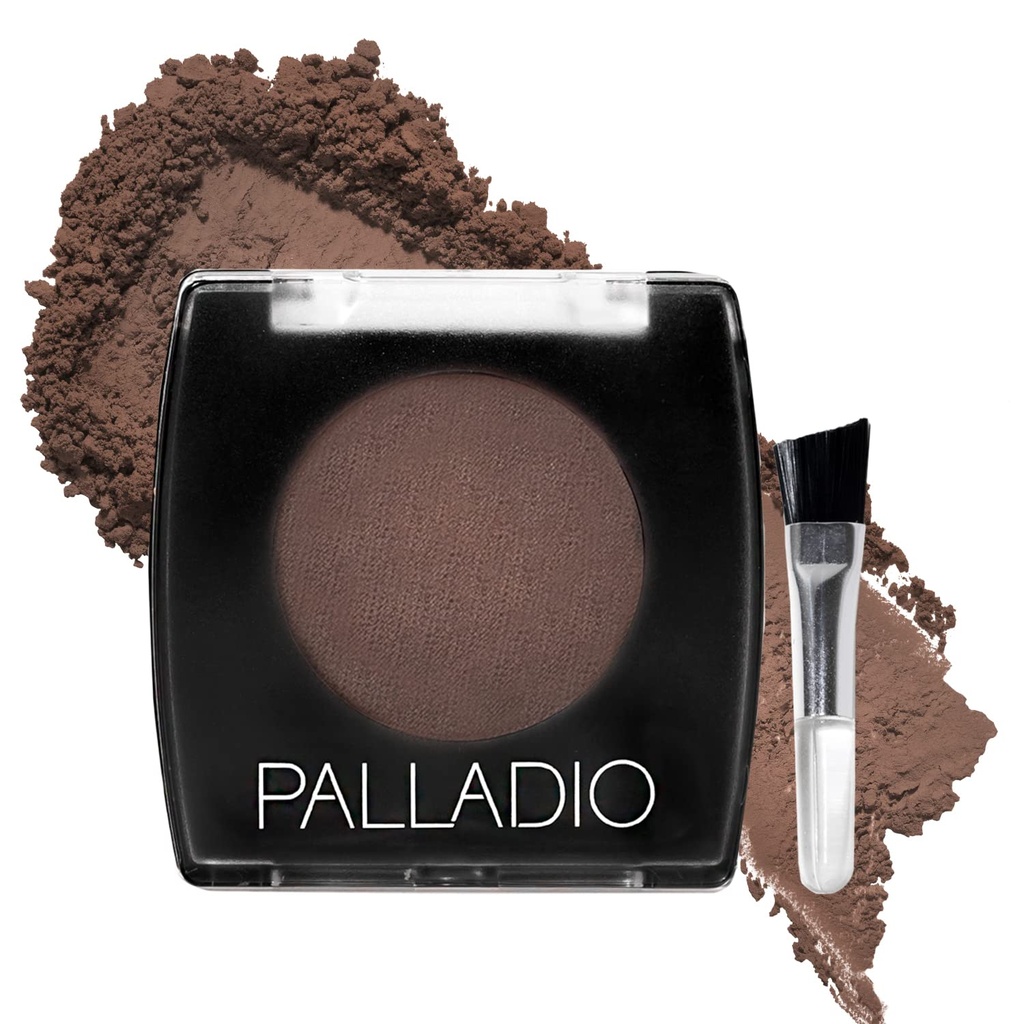 눈썹, 연약한 및 Jojoba 기름 & Shea Butter를 가진 자연적인 눈썹 분말을 위한 Palladio 화살 분말은, 강화하고 & 정화 화살, Purse를 위한 소형 크기 또는 여행, Applicator 솔, 어두운 브라운을 포함합니다