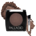 눈썹, 연약한 및 Jojoba 기름 & Shea Butter를 가진 자연적인 눈썹 분말을 위한 Palladio 화살 분말은, 강화하고 & 정화 화살, Purse를 위한 소형 크기 또는 여행, Applicator 솔, 어두운 브라운을 포함합니다