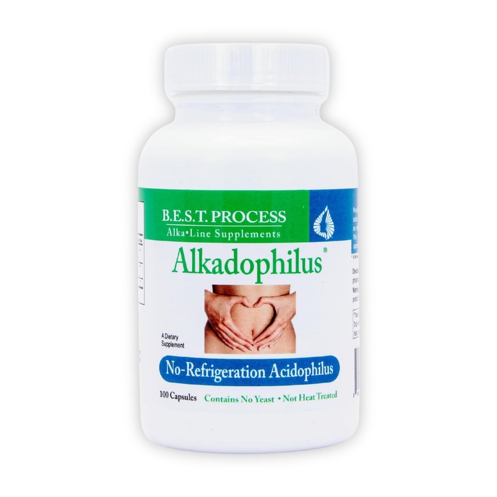 Alkadophilus Best Process Alkaline - 냉동 Probiotic & Prebiotic Digestive 보충교재 없음 - 좋은 박테리아 & Beetroot의 1.5 억 CFU
