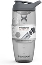 Promixx Pursuit Protein Shaker Bottle (32 oz) - Silent No-Ball 믹서, 누출 방지 뚜껑, BPA / BPS 및 Phthalate-Free ECOZEN - 단백질 쉐이크, Pre & Post-Workout 스무디를위한 쉬운 청소 셰이커 컵