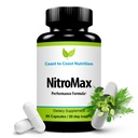 NitroMax 성능 공식 - L-Arginine Nitric 산화물 보충 플러스 Citrulline, AKG, Beta Alanine - 근육, 관성, 에너지, 순환을 건설하십시오 - 운동 더 열심히 - 60 L 아르기닌 캡슐