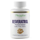 파라다이스 허브 Resveratrol, 산화 방지제, 슈퍼 포터, 울트라 순수, 비건, 비 GMO, 글루텐 무료, 180 채식 캡슐