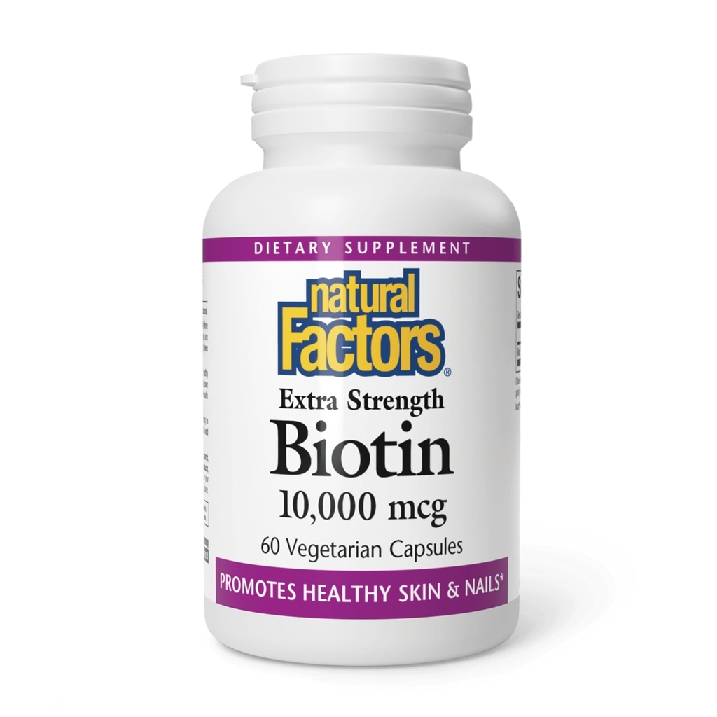 자연적인 요인 Biotin 10000Mcg, 60 CT