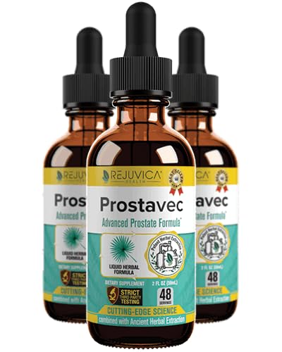 Prostavec 고급 전립선 지원 보충교재 - Pygeum를 가진 더 빠른 흡수를 위한 액체 공식은, 톱 Palmetto, 스팅 Nettle + Turmeric & Damiana - Vegan, Non-GMO - 6개 fl oz를 던졌습니다