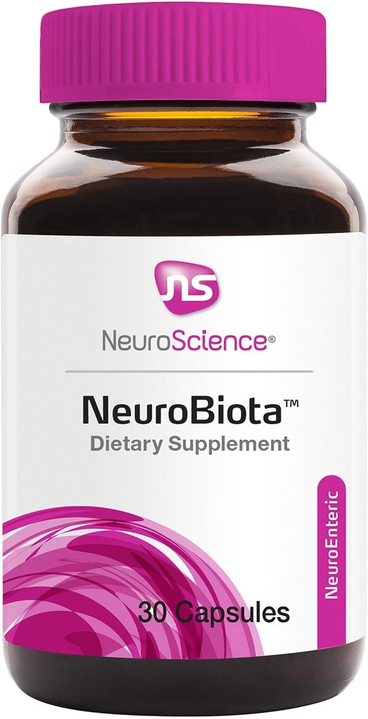 NeuroScience Mood Probiotic for Women & Men - Digestive Health, Immune Support & Healthy GABA Activity - Gut-Brain Axis (30 캡슐)에 대한 Probiotics와 NeuroBiota Mood 지원 보충