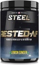 스틸 보조 식품-AF I Deep Sleep Aid 및 GABA 및 Valerian Root Extract가있는 근육 회복 분말 | 스트레스 완화 및인지 지원 | 30 서빙 (레몬 생강)