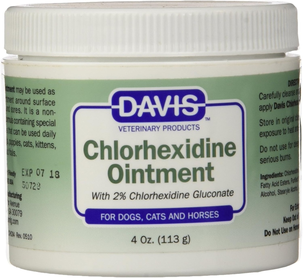 Davis 2% Chlorhexidine 연고, 4개 oz