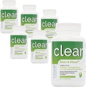 Memory, Brain Fog, Focus, Mood & Concentration & Cognitive Function을 위한 두뇌 보충 - Ginkgo Biloba & Two Probiotic Strains (360 Count - 6 Month Supply)