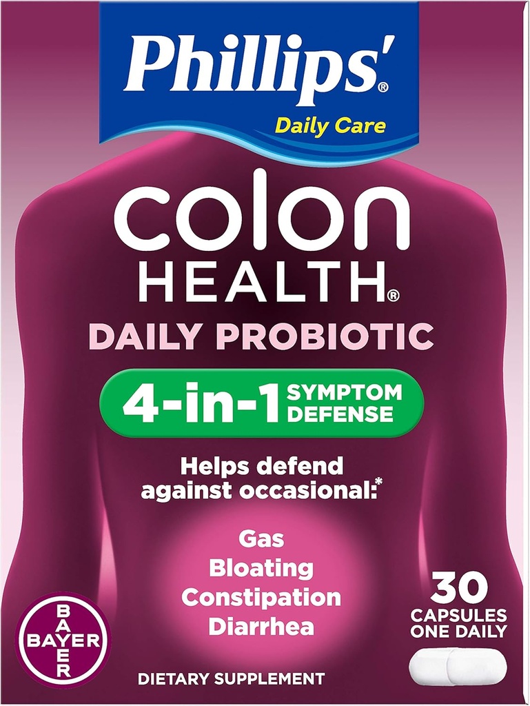 필립스의 대령 건강 Probiotic 캡슐, 30 조사