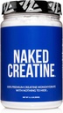NAKED 순수한 Micronized 크레아틴 Monohydrate 분말 - Unflavored, 500g, 1.1lb 대량 - Vegan, 비 GMO, 글루텐 자유로운, 콩 자유로운, 충전물 없음, 지원 근육 성장 & 힘 - 100개의 서빙