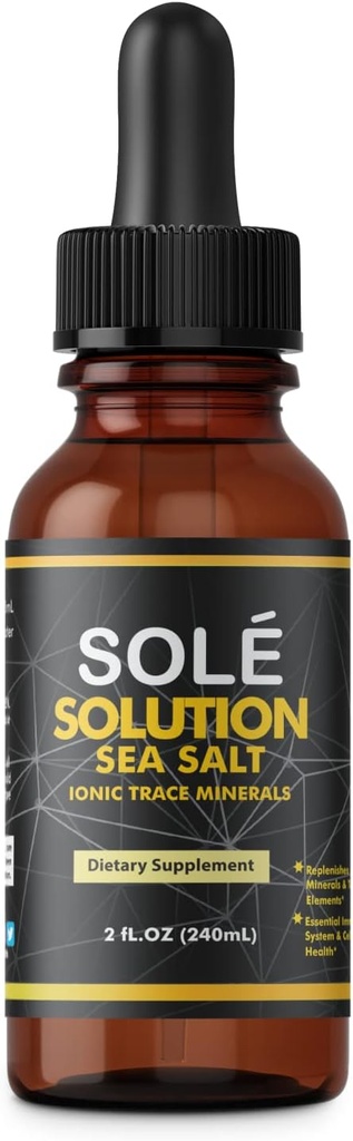 Qei Sole Sea Salt - 나트륨 염화물, 칼륨, 철, 칼슘, 마그네슘, 구리, 아연 및 더 많은 것으로 구성됩니다. (큰, 8 0z)