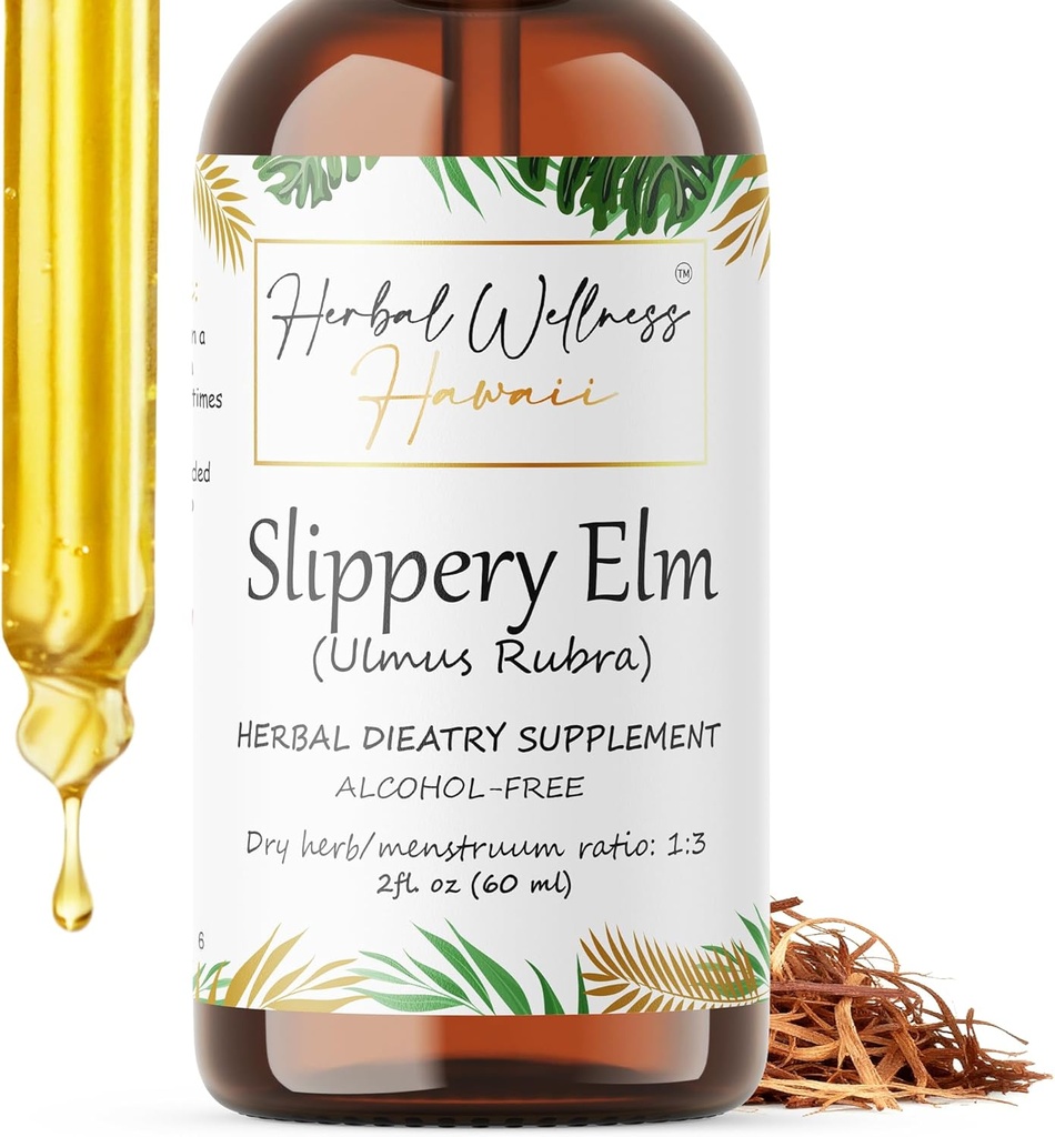 Slippery Elm (Ulmus Rubra)는 Bark 알콜 자유로운 액체 추출물 (2개 oz)를 말했습니다