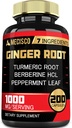 심황 Curcumin, Berberine, Peppermint 잎, Astragalus 뿌리, Ceylon Cinnamon, Beet 뿌리 - 200 캡슐을 가진 7에서 1 생강 뿌리 보충교재