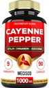 Cayenne Pepper는 Turmeric Curcumin 뿌리, Berberine HCl, Ceylon Cinnamon Bark & More - 90 캡슐을 보충합니다 - 소화 건강, 면역 체계 & 몸 균형 지원