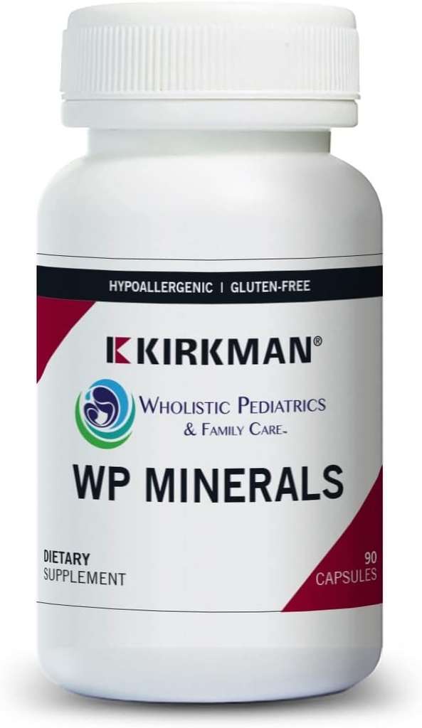 Kirkman WP Minerals || 90 채식 캡슐 || 그들의 다이어트에서 충분한 영양소를 얻을 수없는 사람들을 위한 종합 미네랄 보충.