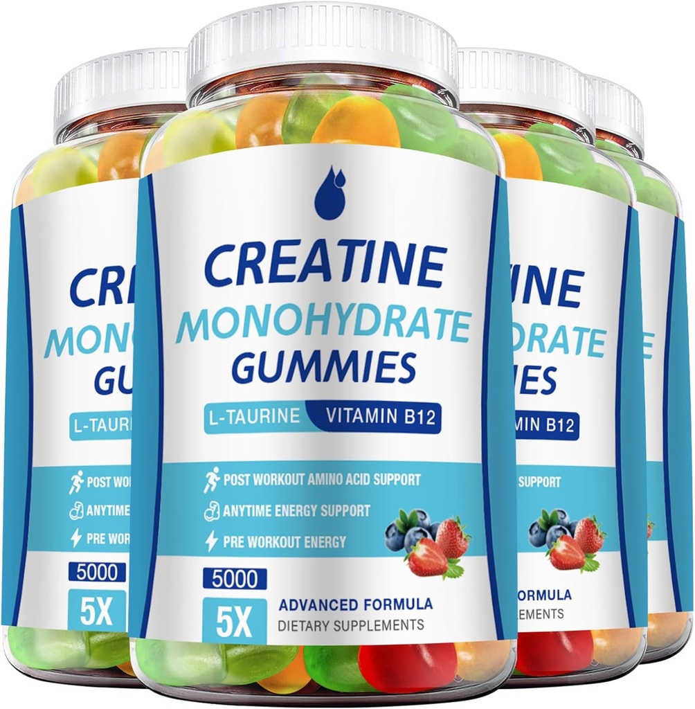 남성 & 여성을위한 크레아틴 Gummies - Chewable Gummy