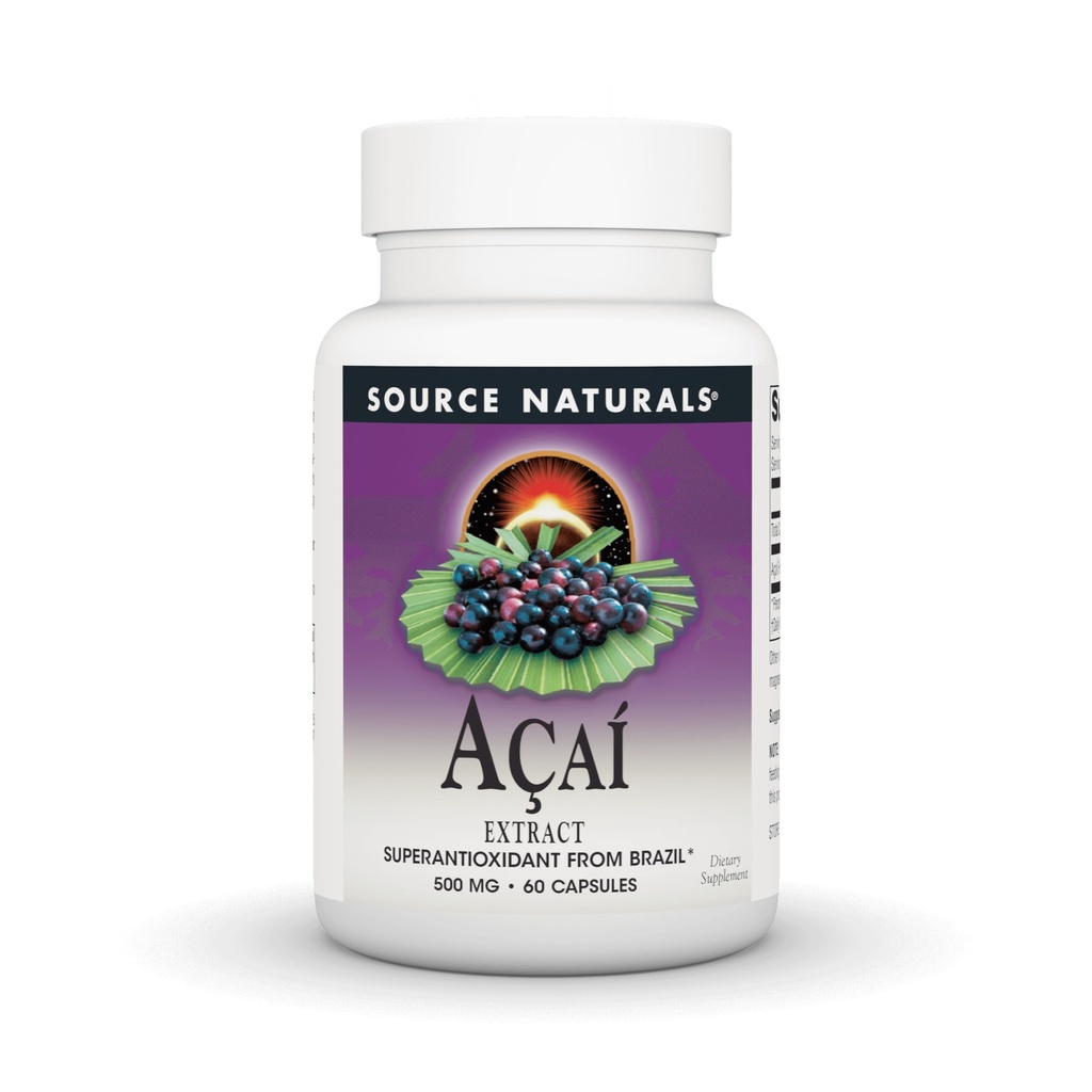 근원 자연적인 Acai 추출물, 브라질에서 Superantioxidant* - 500 Mg - 60의 캡슐