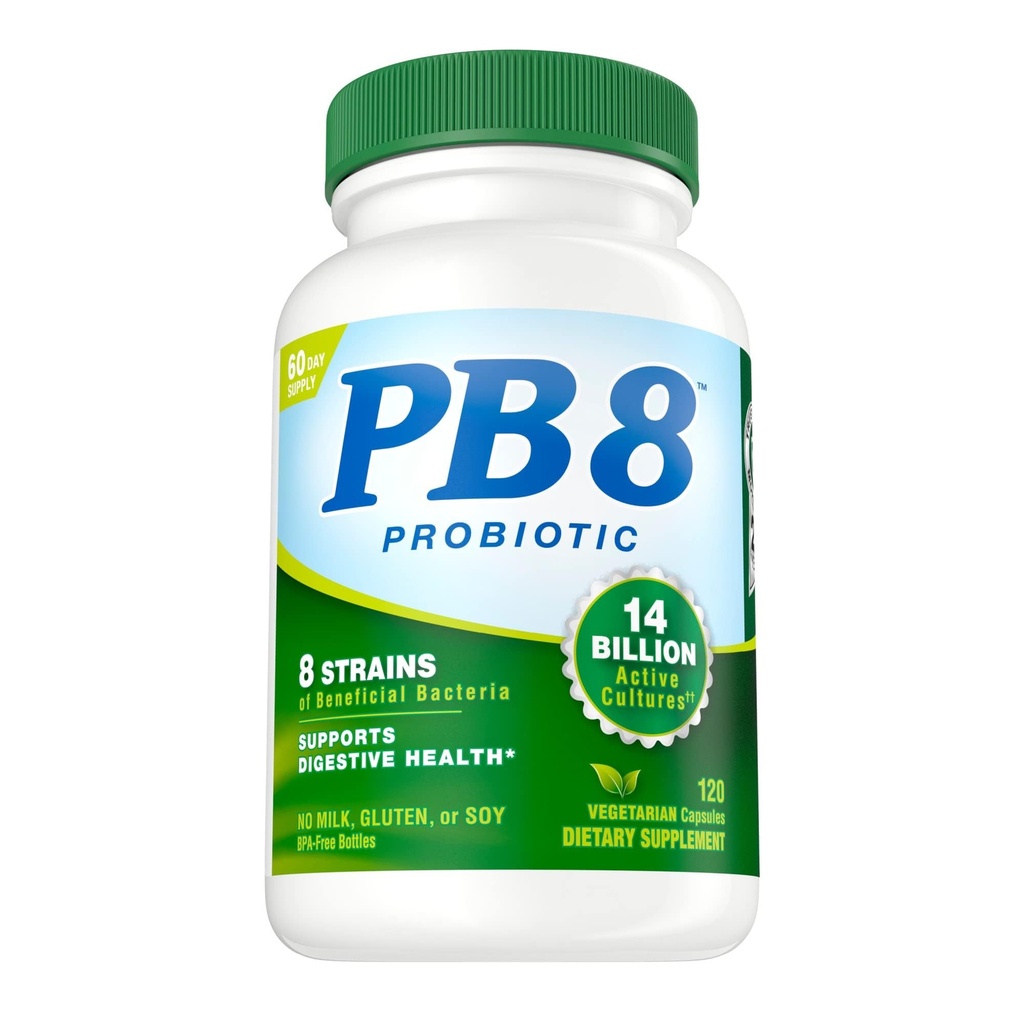 영양 지금 PB 8 Probiotic Acidophilus for Life* 남성과 여성을위한 채식 식이 요법, 120 조사