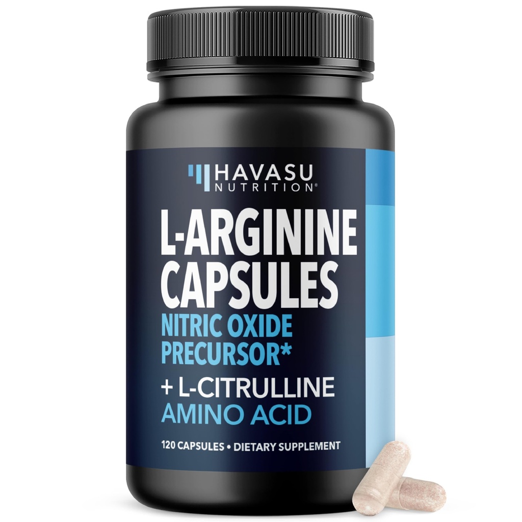 L-Arginine 캡슐 L-Citrulline - Nitric 산화물 보충교재 - L 아르기닌과 L Citrulline 혼합 - 120 조사 - Vegan, 성과, 내구시간 및 근육 지원을 위한 비 GMO 캡슐 - 2 달 공급