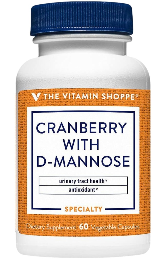 D-Mannose, Urinary Tract & Bladder Health, Cranrich (Cranberry Concentrate) (60 Veggie 캡슐)를 가진 60mg 비타민 C를 가진 산화 방지제