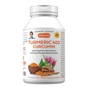 ANDREW LESSMAN Turmeric 400mg - 120 캡슐 - 최적의 혜택과 흡수를위한 인스 포 지 복합체로 95 % Curcuminoids, 높은 효능 표준화 된 추출물, 삼키기 캡슐에 작은 쉬운