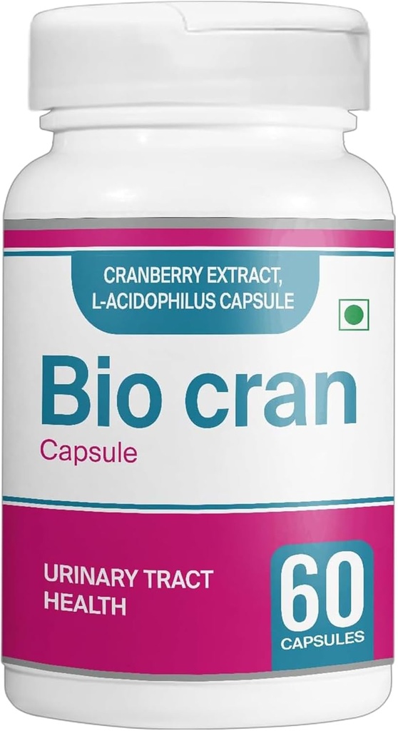 크랜베리 캡슐 (60 개) - Urinary Tract Health Supplement w/Cranberry Extract, L-Acidophilus, & More - 여성 및 남성을위한 크랜베리 알약 - 면역 결핍을위한 채식 크랜베리 정제