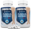 Justified Laboratories (2 팩) Fungus는 최대 약 40 억 CFU Probiotic 120 캡슐을 방어
