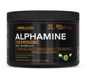 PEScience Alphamine Thermogenic 전 운동, L-Carnitine, Sour Green Apple, 60 Scoops를 가진 뚱뚱한 가열기 전 운동 에너지 분말
