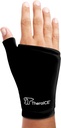 TheraICE Wrist Ice Pack Wrap Thumb Brace for one Hand for Hot & Cold Therapy - 부상, Carpal Tunnel, Arthritis, De Quervain's Tenosynovitis를위한 재사용 가능한 소프트 젤 장갑 - 대부분의 남성 - L / XL