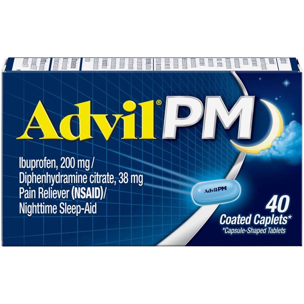 Advil PM 200 mg 코팅 모자 40 ea