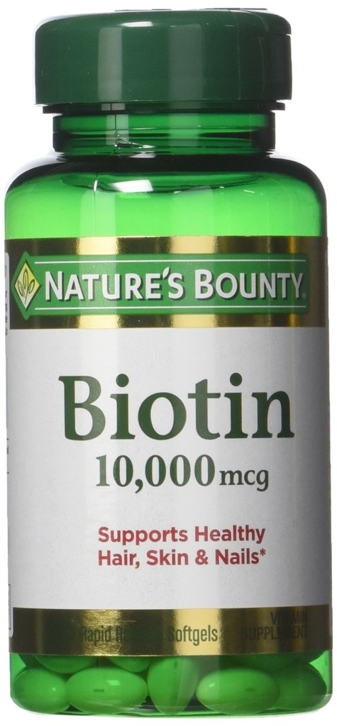 자연의 현상 Biotin 10,000 mcg, 급속한 방출 Softgels 120 각