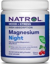 Natrol 마그네슘 밤 325 mg, 높은 흡수 마그네슘 및 수면 혼합은 Calm을 돕기 위해, 몸을 휴식하고 더 나은 수면을 촉진, Cherry-Flavored 분말 16.3 OZ, 60 일 공급까지