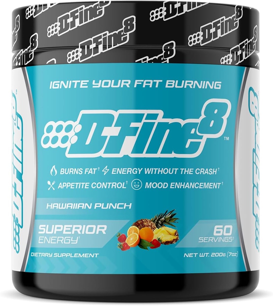 Thermogenic 전 운동 에너지 분말 & Shredding 보충교재, 부스트 에너지 계류 & 초점, 설탕 자유로운, 포함합니다 Senactiv, 내구시간, 300mg 카페인, N 아세틸 L 티로신 (Hawaiian 펀치)를