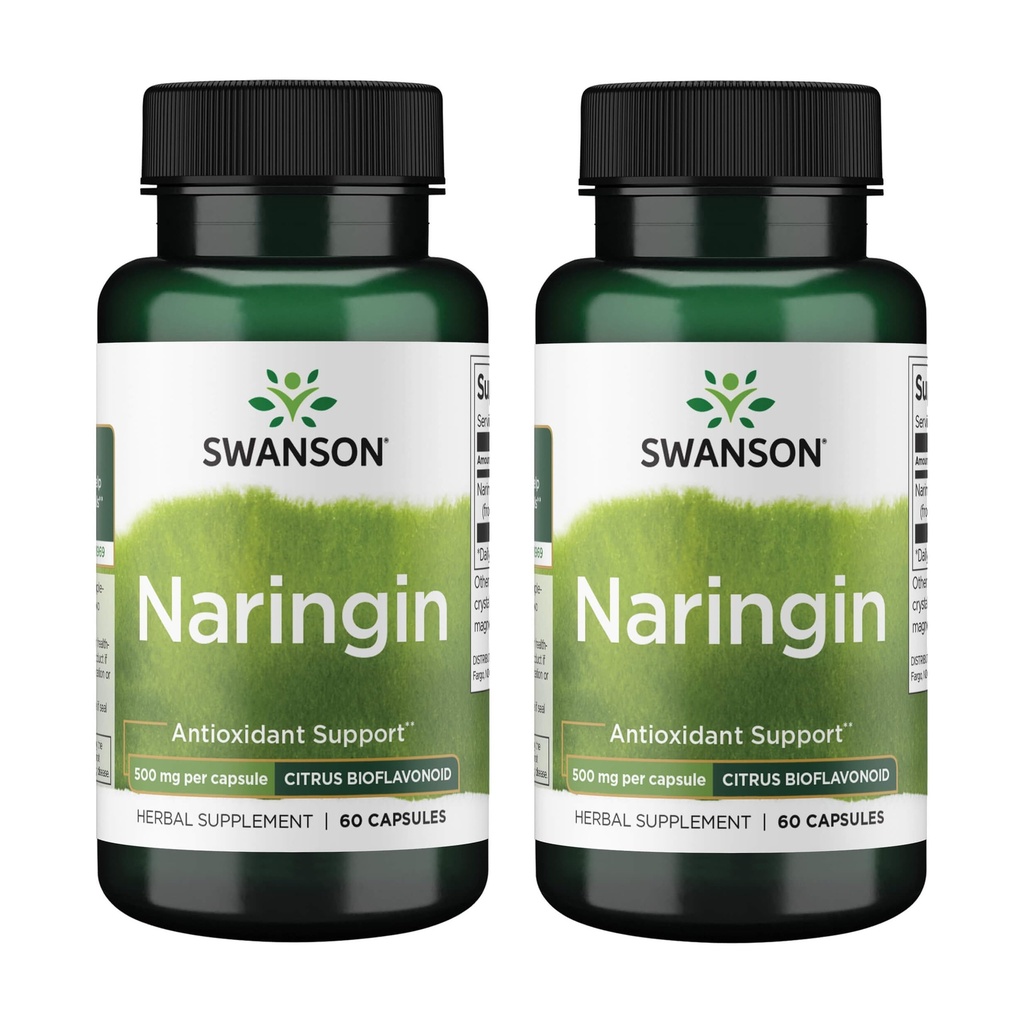 Swanson Naringin 500 밀리그램 60 캡슐 (2 팩)