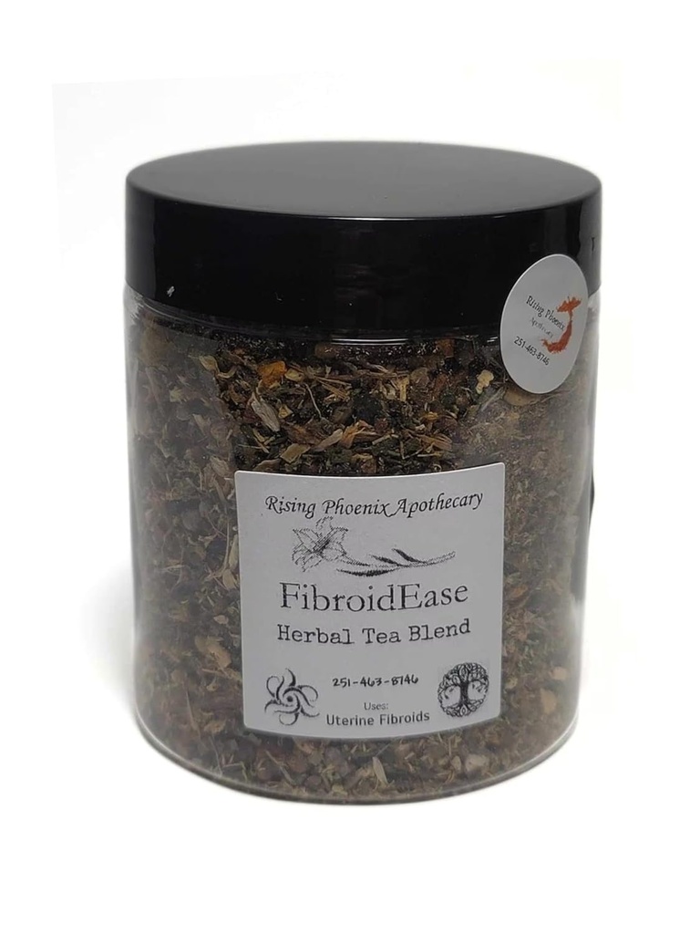 Rising Phoenix Apothecary Fibroid Ease 초본 차 혼합 - 느슨한 차 (8oz)