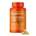 산. 천사 비타민 - 브롬 엘라인 보충과 아연 Quercetin - 면역력 - Quercetin 500mg 캡슐 | 아연 50mg | 비타민 C 캡슐 | 성인용 면역력 - 300ct.