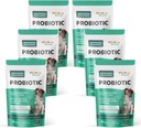 Wellnergy Daily Probiotic & Prebiotics Soft Chew for Dogs & Cats - Diarrhea, Constipation, Upset Stomach, Indigestion & Gas - 소화, 알레르기 피부 및 면역 건강 60ct에 대한 소화 지원