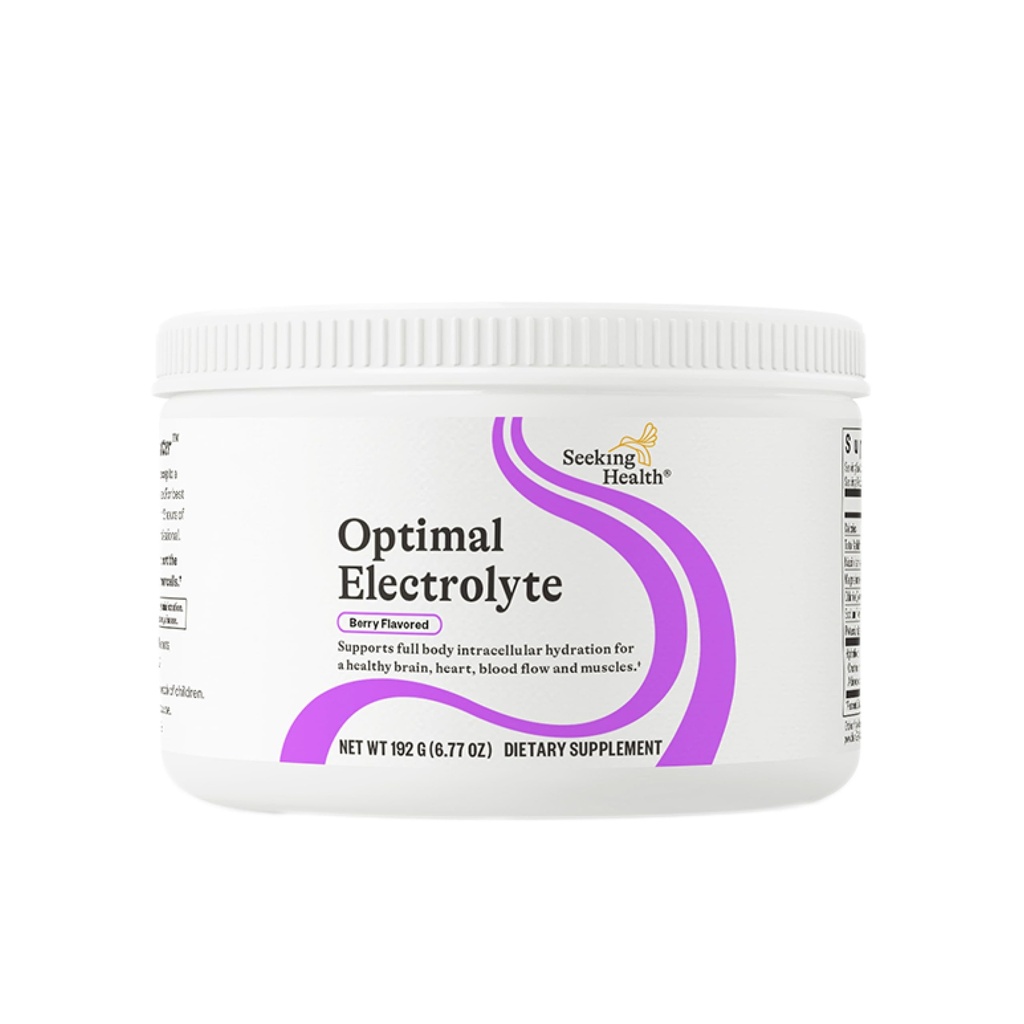 Seeking Health Optimal Electrolyte Powder - Sodium & Potassium의 Electrolyte Powder - Magnesium Electrolyte Supplement로 Digestion & Energy 지원 - Berry, 30 서빙