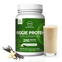 Superfoods의 MRM Nutrition Veggie Protein | 바닐라 맛 | 22g Complete Protein | 8.8g Essential Amino acid 이상 | 13 superfoods | 오메가 3s, 오메가6s | 케토 Friendly | 15 서빙