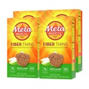 Metamucil, Fiber Thins, Daily Psyllium Husk Fiber Supplement, Digestive Health and Satisfies Hunger, Apple Crisp flavor, 48 총 서빙 (4 팩 12)