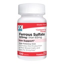 질 선택 철 65 mg (325 mg 철 황산염) 100개의 조사 병에 있는 높은 힘 철 지원 보충교재 정제