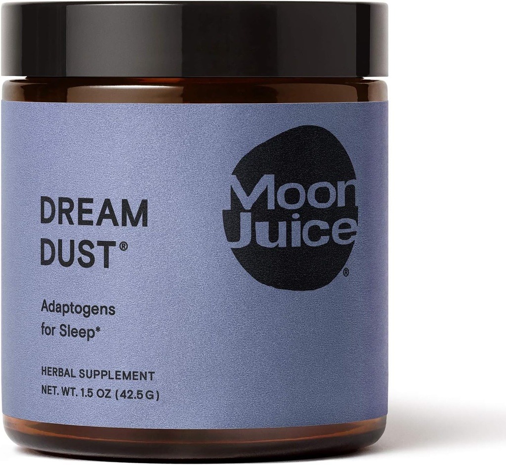 달 주스에 의하여 꿈 먼지 - Tranquil 나머지 - 자연적인 적응성 분말 보충교재 - Ashwagandha, Chamomile, Jujube, Polygala & Schisandra - Vegan, 비 GMO, 글루텐 자유로운 (1.5oz)