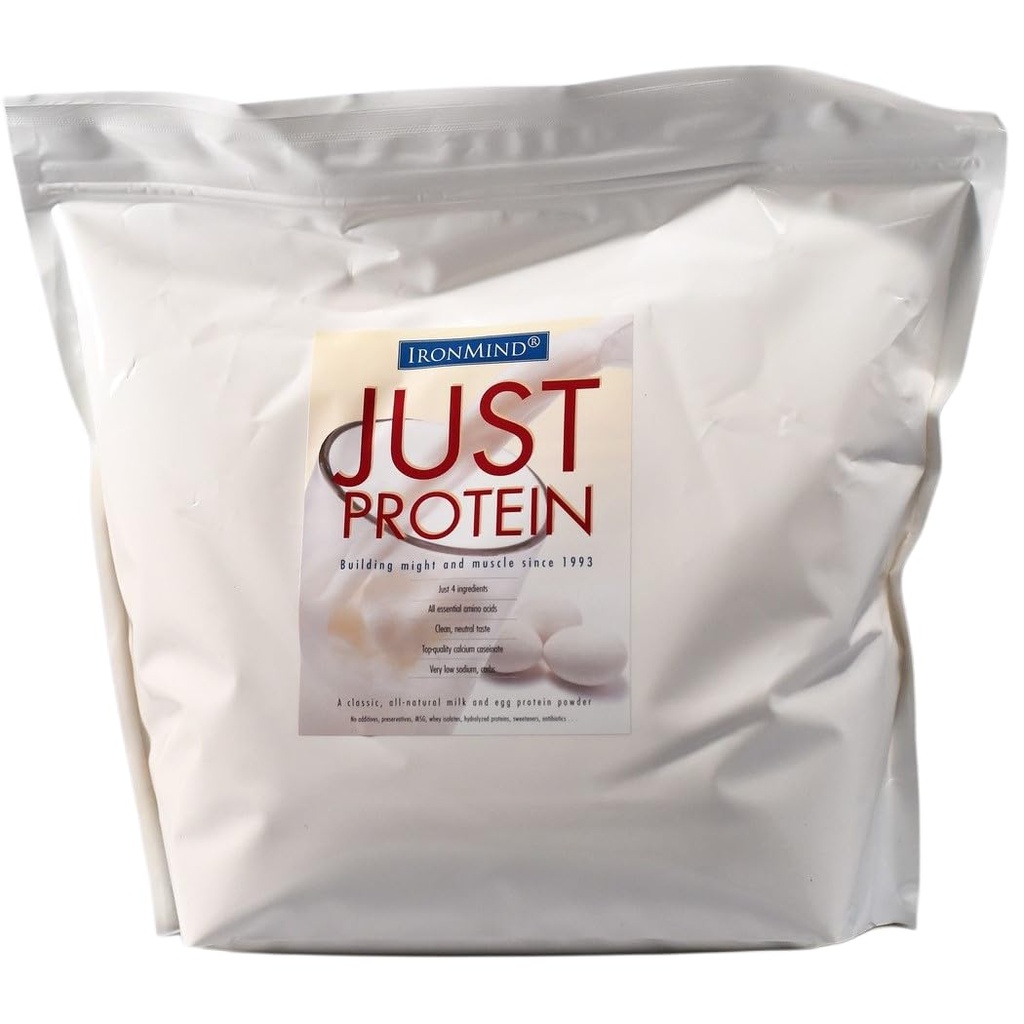 IronMind Just Protein – 5 파운드 클래식 밀크와 계란 보충 분말, 바닐라, 비 GMO, 첨가제 없음 – 18g Protein, 80 서빙