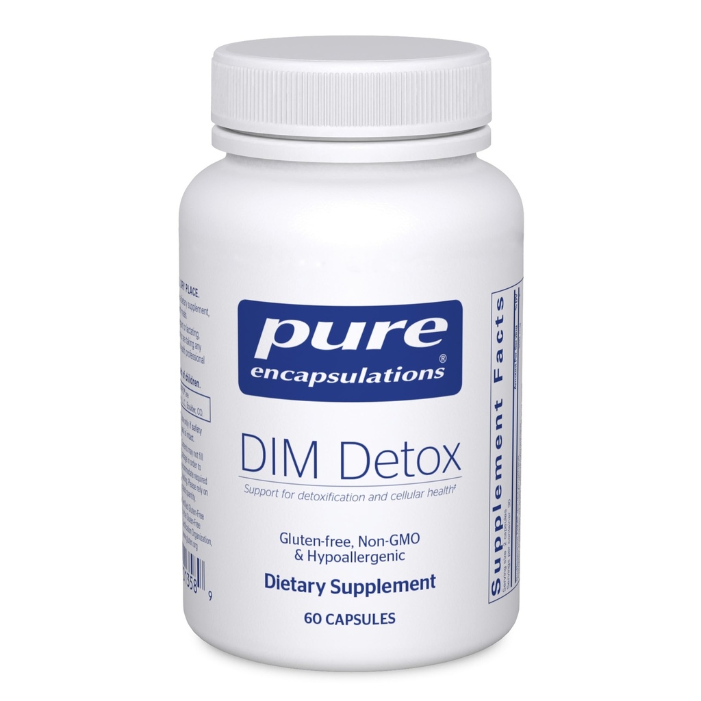 Pure Encapsulations DIM Detox | 해독 및 세포 건강 지원 * 60 캡슐