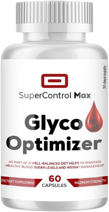 Super Control Max Glyco Optimizer - 슈퍼 컨트롤 최대 글리세로겐 지원 - 글리소 최적화 알약 (60 캡슐 - 1 개월 공급)